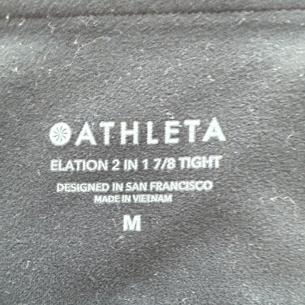 Athleta Elation 2 in 1 7/8 Tights Size Medium - Picture 7 of 7